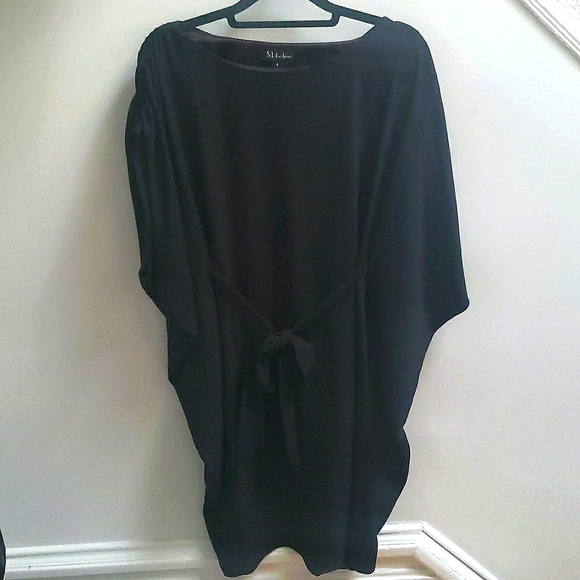 S.L. Fashions Batwing Sleeve Mini Dress Size 8 - Picture 4 of 6